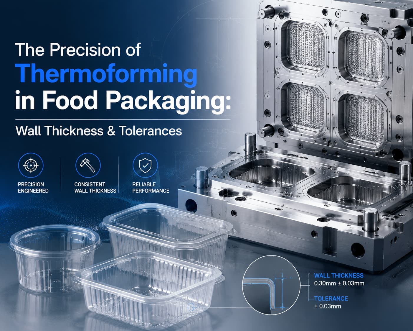 The Precision of Thermoforming in Food Packaging: Wall Thickness & Tolerances